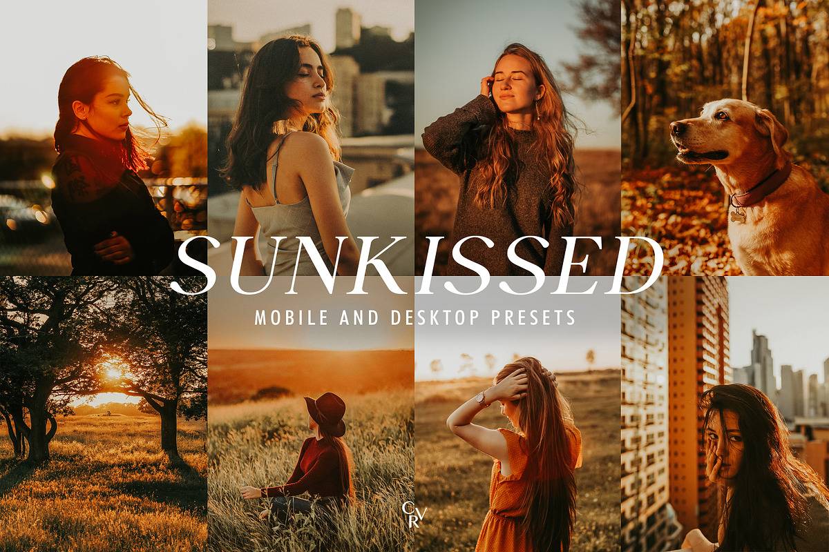 夏日户外日出日落温暖橙色调旅拍人像摄影调色Lightroom预设 支持手机LR CVR Presets – 10 Sunkissed Lightroom Presets特色图 夏日户外日出日落温暖橙色调旅拍人像摄影调色Lightroom预设 支持手机LR CVR Presets – 10 Sunkissed Lightroom Presets