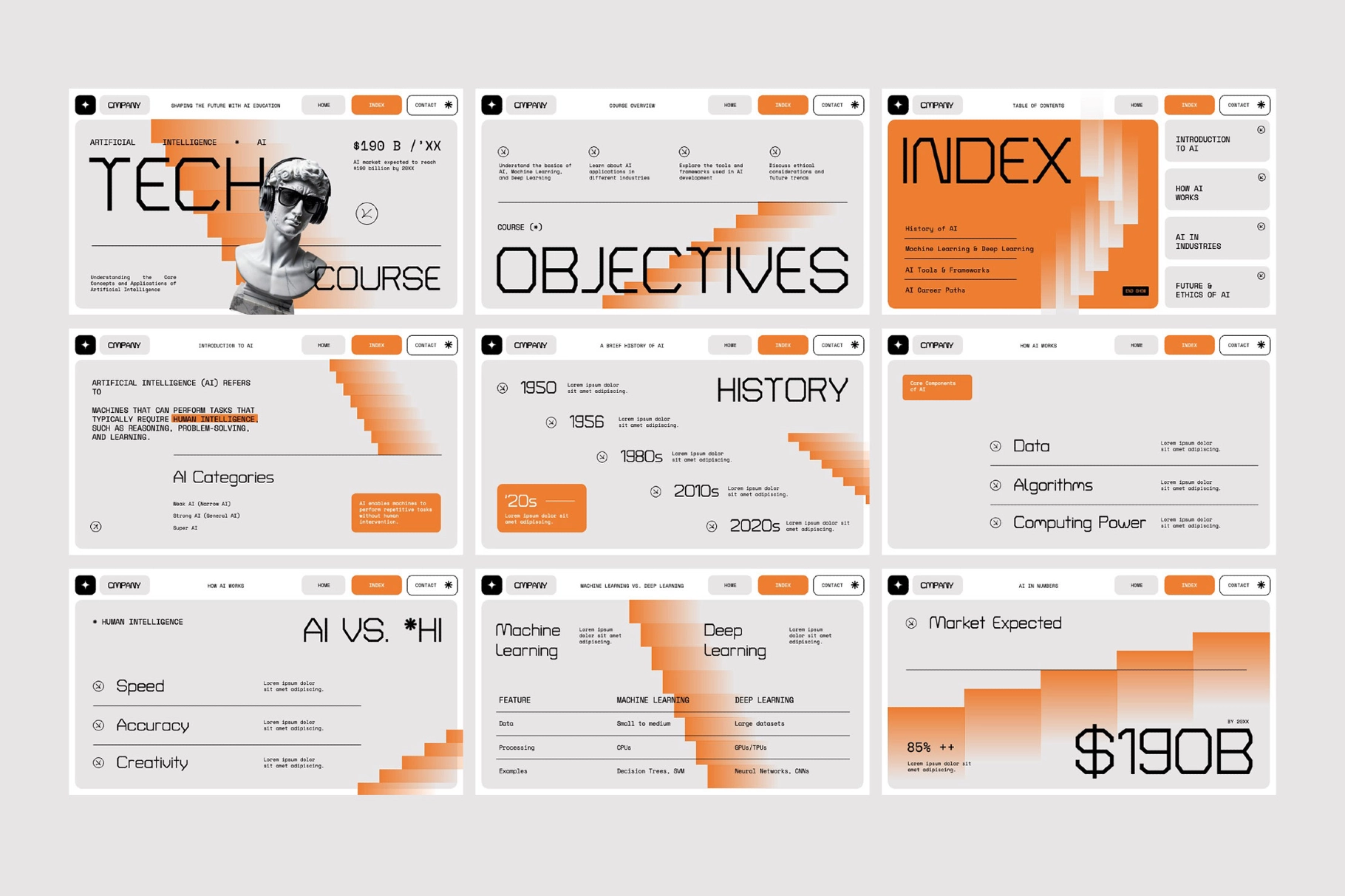 21页互联网AI人工智能信息技术数据报表演讲稿幻灯片ppt设计模板 Interactive AI Technology Education Powerpoint插图1 21页互联网AI人工智能信息技术数据报表演讲稿幻灯片ppt设计模板 Interactive AI Technology Education Powerpoint插图1
