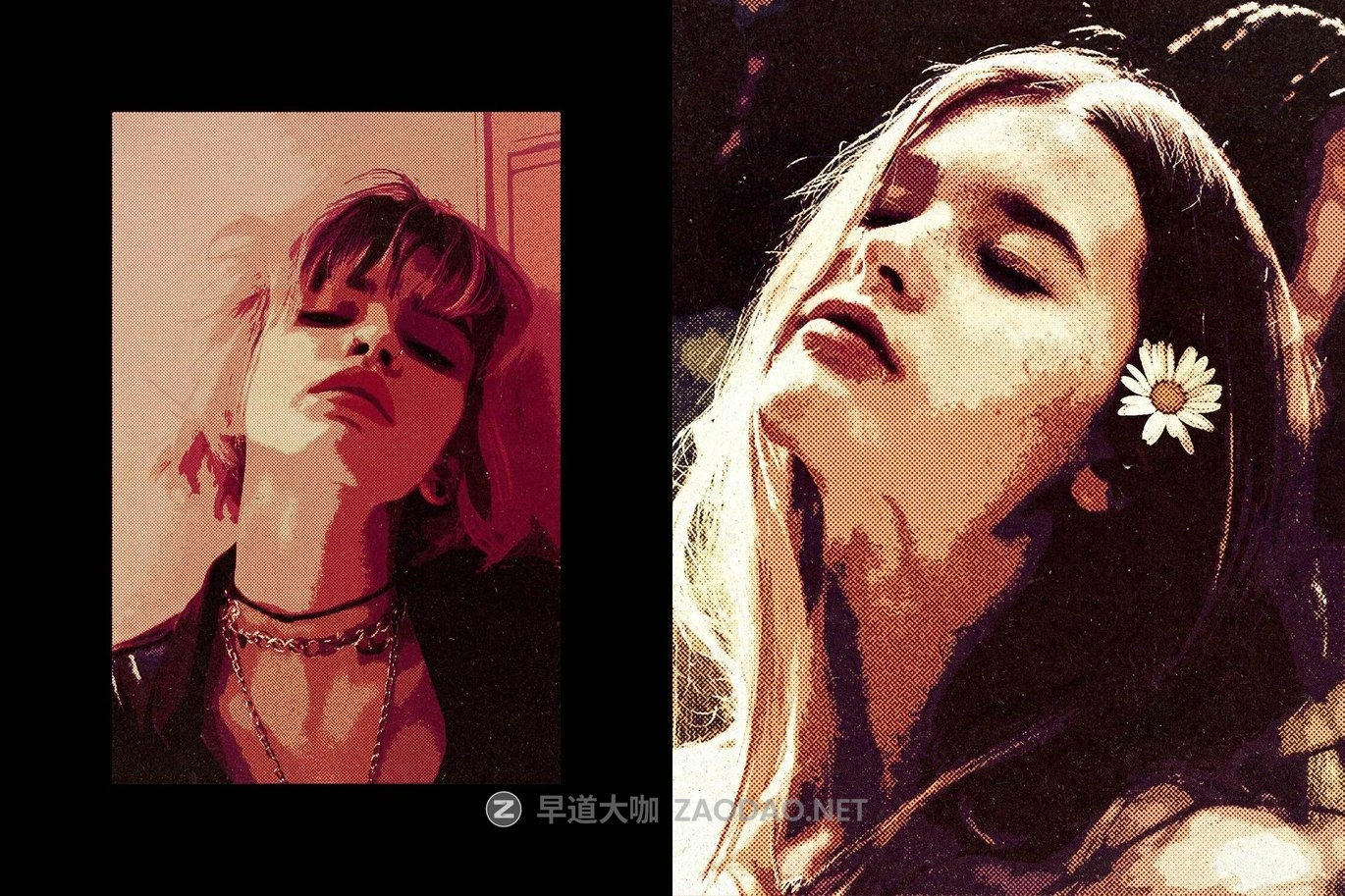 复古半调模糊漫画照片效果ps特效滤镜样机 Comic Book Effect插图2 复古半调模糊漫画照片效果ps特效滤镜样机 Comic Book Effect插图2