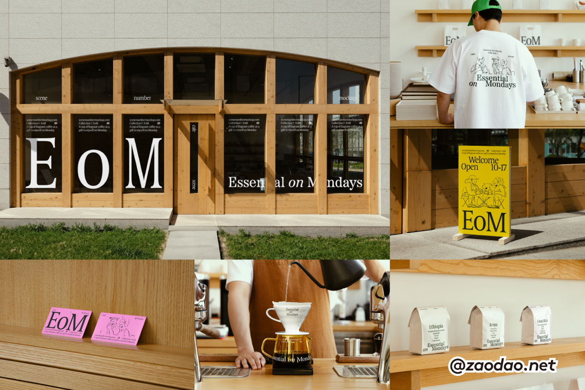 7款网红咖啡面包店品牌VI设计玻璃贴名片包装袋桌牌海报T恤展示贴图PSD样机模板 Scene Number Mockup – S#1 EOM Collection P4插图 7款网红咖啡面包店品牌VI设计玻璃贴名片包装袋桌牌海报T恤展示贴图PSD样机模板 Scene Number Mockup – S#1 EOM Collection P4插图