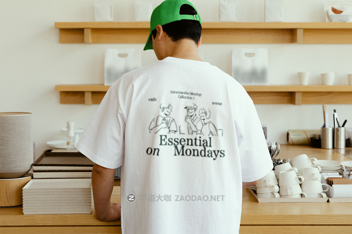 7款网红咖啡面包店品牌VI设计玻璃贴名片包装袋桌牌海报T恤展示贴图PSD样机模板 Scene Number Mockup – S#1 EOM Collection P4插图2 7款网红咖啡面包店品牌VI设计玻璃贴名片包装袋桌牌海报T恤展示贴图PSD样机模板 Scene Number Mockup – S#1 EOM Collection P4插图2