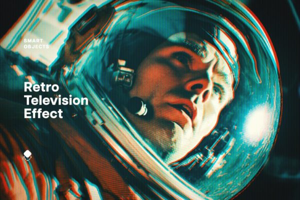 复古电视显示器CRT故障条纹海报照片效果ps特效滤镜样机 Retro Television Photo Effect特色图 复古电视显示器CRT故障条纹海报照片效果ps特效滤镜样机 Retro Television Photo Effect