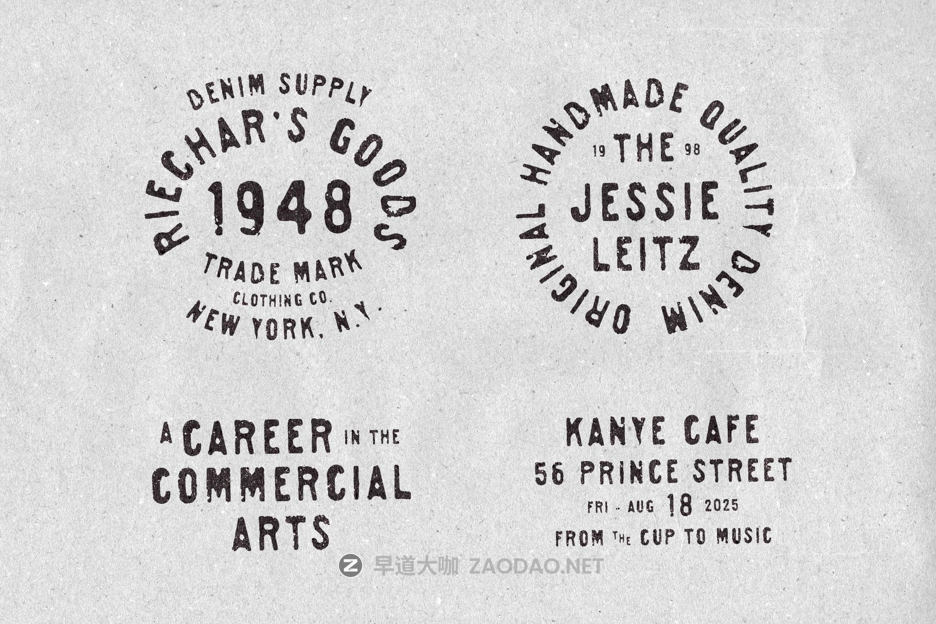 复古法国文化实用主义西部印花风格粗糙圆润西文英文字体安装包 Kisrre Typeface Font插图6 复古法国文化实用主义西部印花风格粗糙圆润西文英文字体安装包 Kisrre Typeface Font插图6