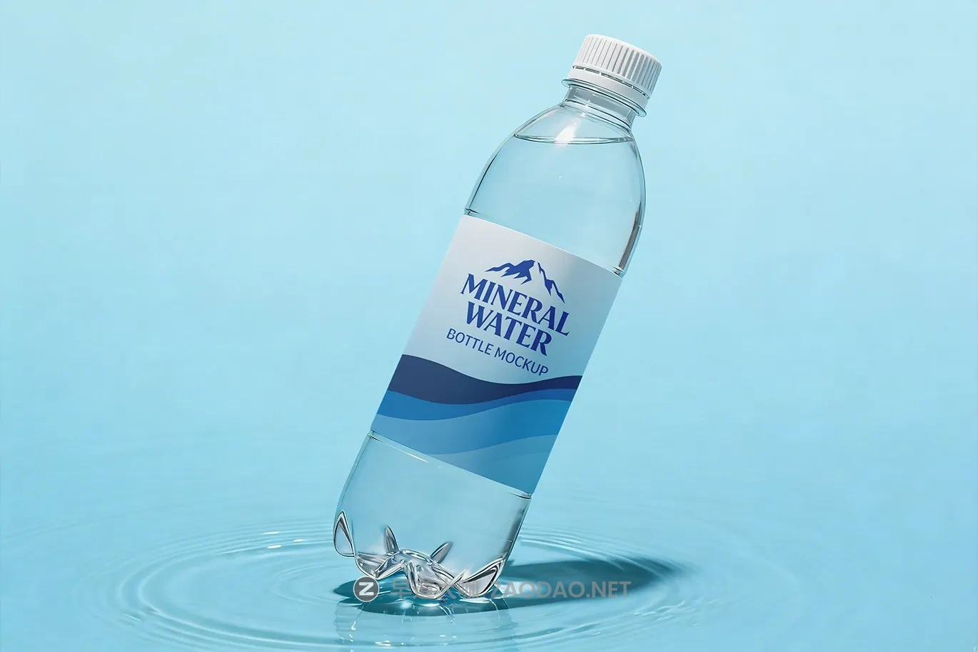3款真实矿泉水PET塑料包装瓶贴纸标签设计展示贴图psd样机模板 Mineral Water Bottle Mockup插图3 3款真实矿泉水PET塑料包装瓶贴纸标签设计展示贴图psd样机模板 Mineral Water Bottle Mockup插图3