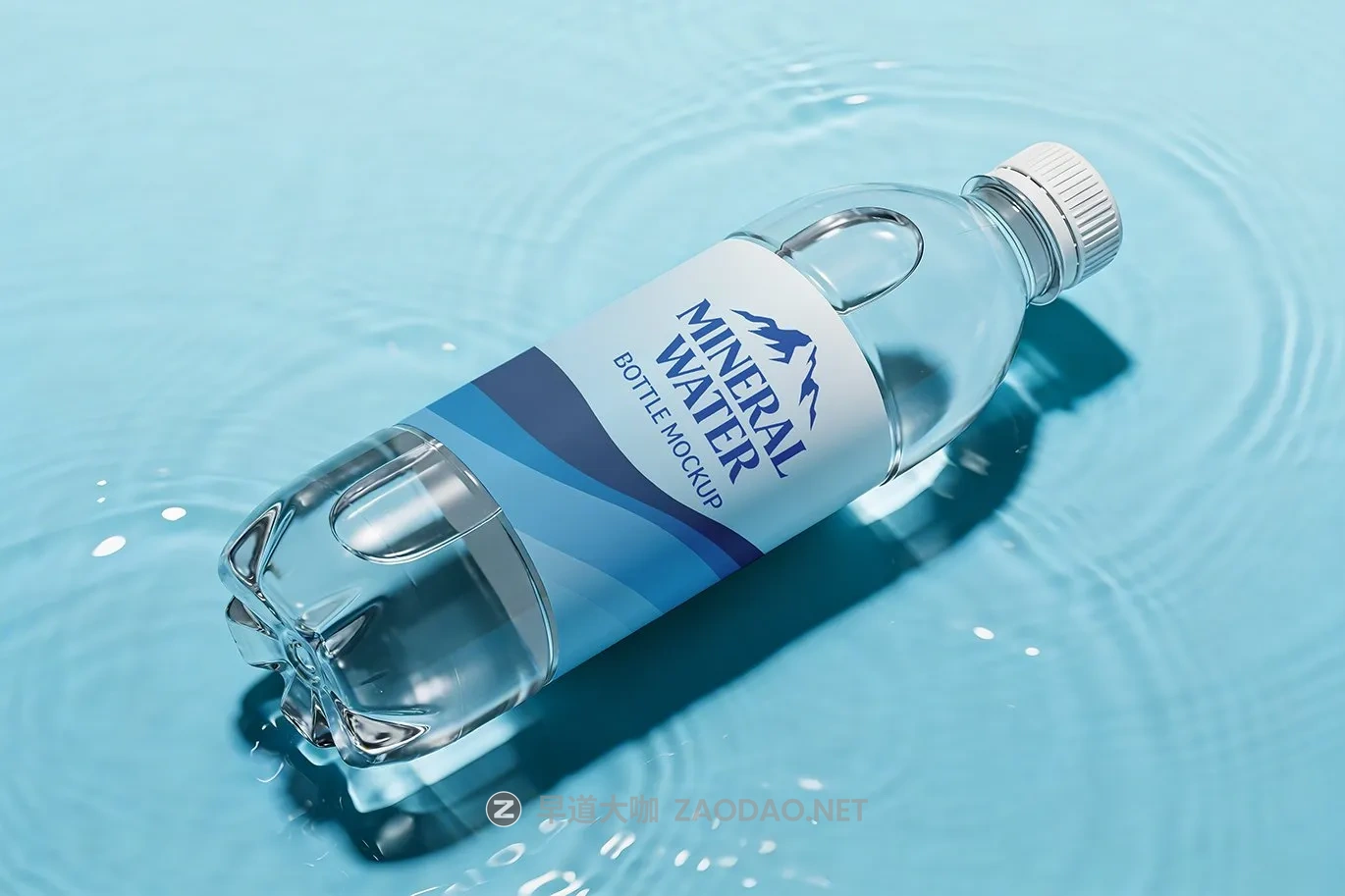 3款真实矿泉水PET塑料包装瓶贴纸标签设计展示贴图psd样机模板 Mineral Water Bottle Mockup插图1 3款真实矿泉水PET塑料包装瓶贴纸标签设计展示贴图psd样机模板 Mineral Water Bottle Mockup插图1