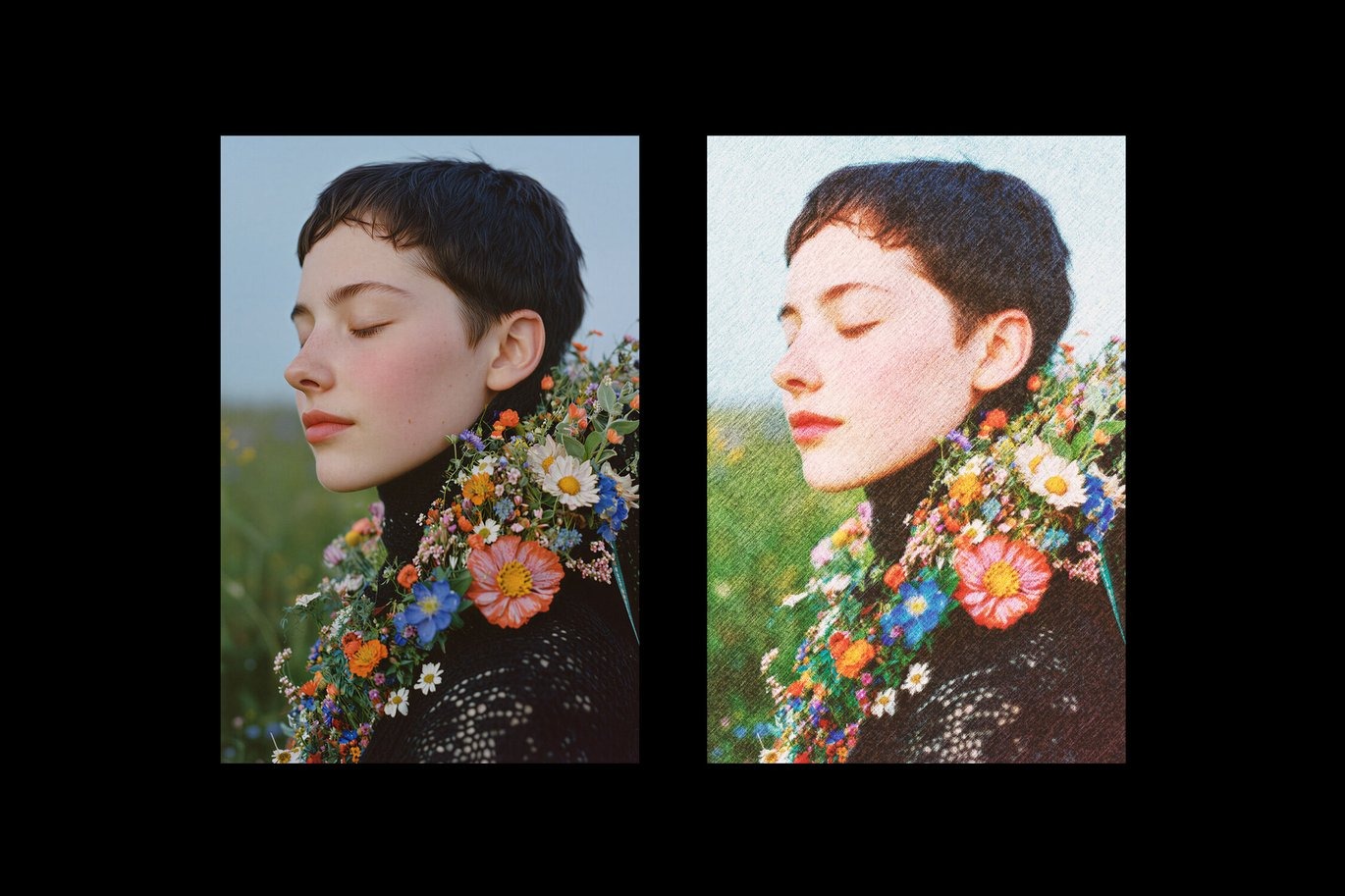 铅笔涂鸦绘画照片效果ps特效滤镜样机 Pencil Drawing Photo Effect插图1 铅笔涂鸦绘画照片效果ps特效滤镜样机 Pencil Drawing Photo Effect插图1