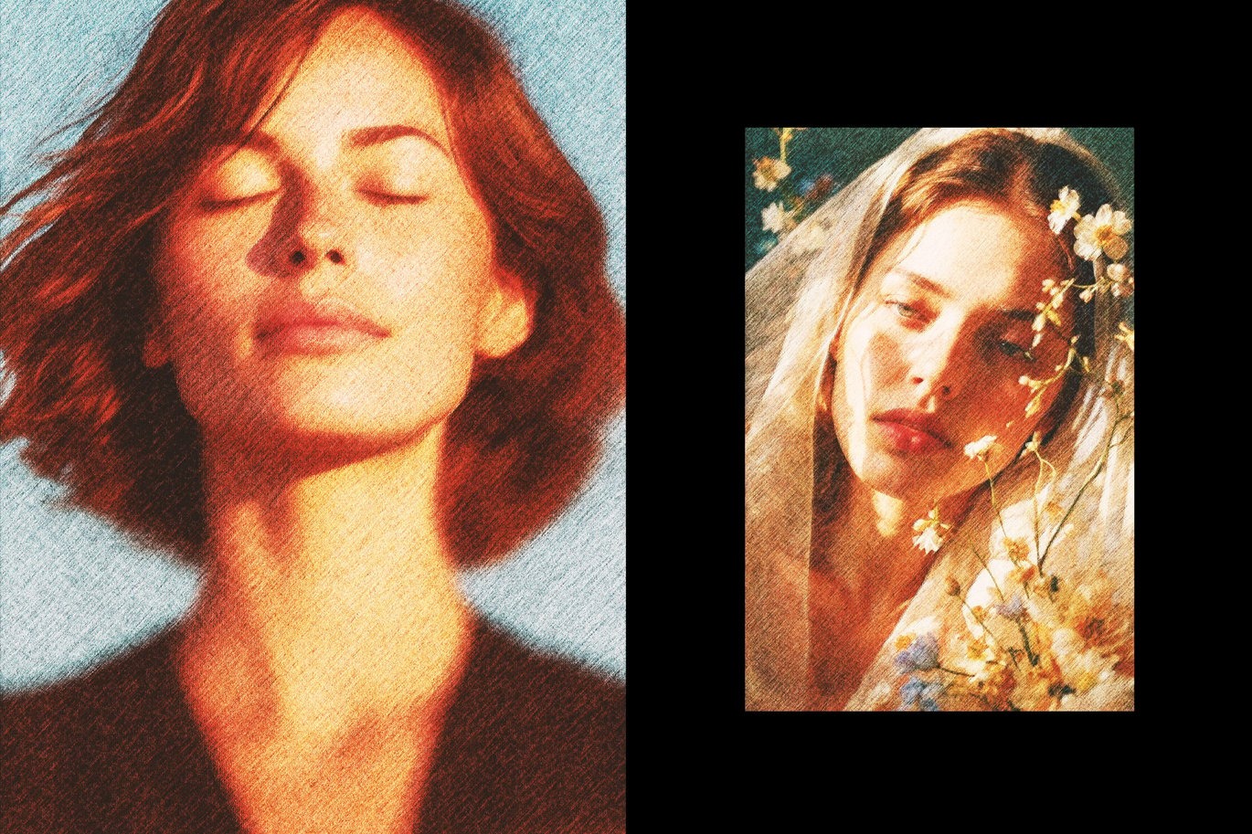 铅笔涂鸦绘画照片效果ps特效滤镜样机 Pencil Drawing Photo Effect插图5 铅笔涂鸦绘画照片效果ps特效滤镜样机 Pencil Drawing Photo Effect插图5