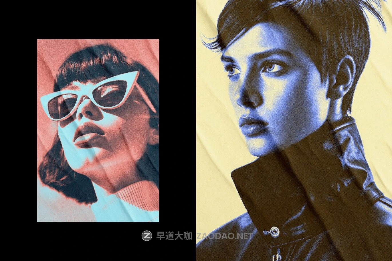 复古褶皱颗粒印花照片效果ps特效滤镜样机 Grain Printed Photo Effect插图2 复古褶皱颗粒印花照片效果ps特效滤镜样机 Grain Printed Photo Effect插图2