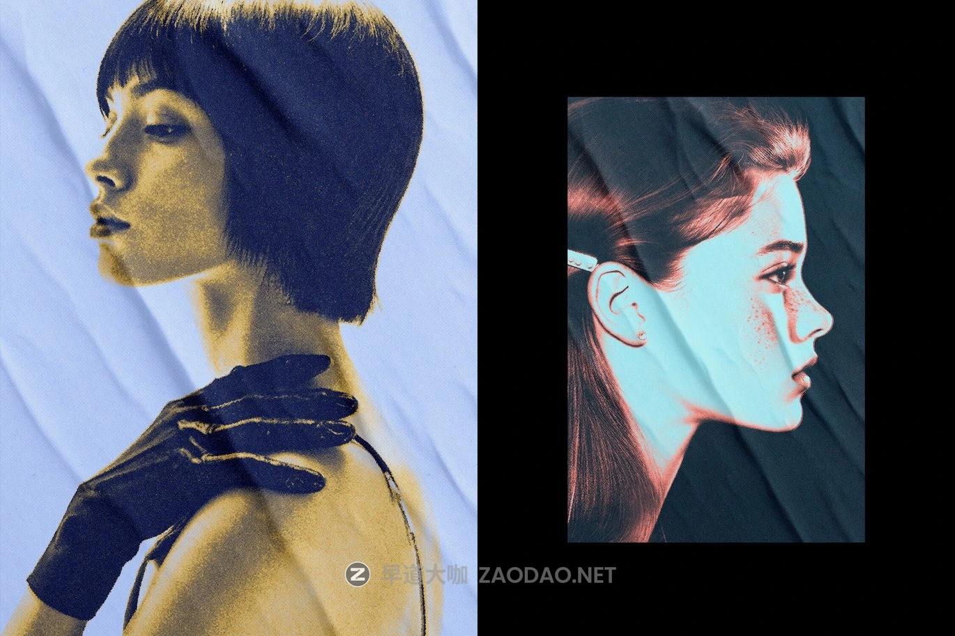 复古褶皱颗粒印花照片效果ps特效滤镜样机 Grain Printed Photo Effect插图5 复古褶皱颗粒印花照片效果ps特效滤镜样机 Grain Printed Photo Effect插图5