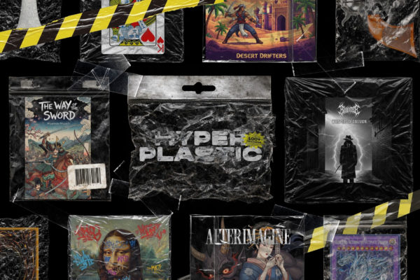 100+款复古透明褶皱塑料袋薄膜胶带做旧肌理png免抠图片设计素材 Hyper Plastic Graphics and Textures