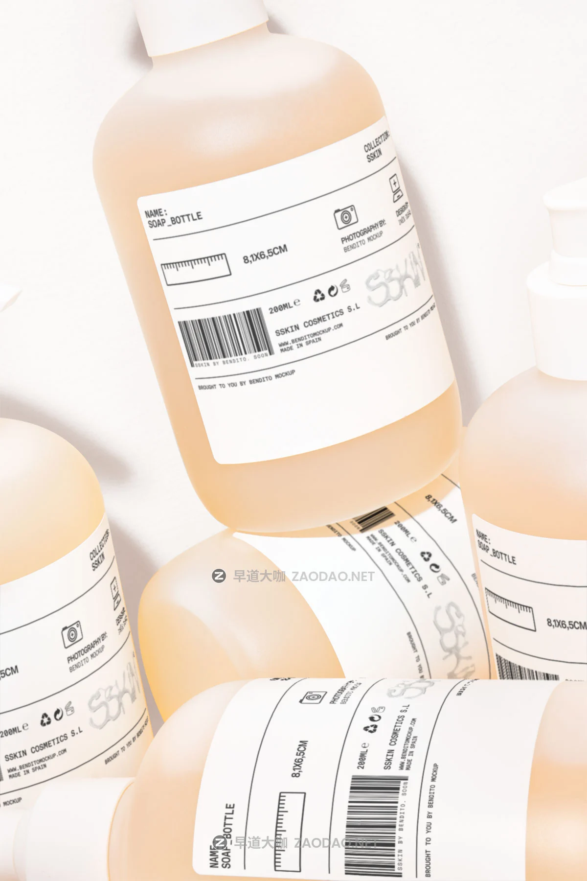 8款高级美容化妆品按压瓶滴灌瓶精华洗面奶护手霜唇膏包装设计展示PS贴图样机 Bendito.Mockup – Sskin Collection P4插图1 8款高级美容化妆品按压瓶滴灌瓶精华洗面奶护手霜唇膏包装设计展示PS贴图样机 Bendito.Mockup – Sskin Collection P4插图1