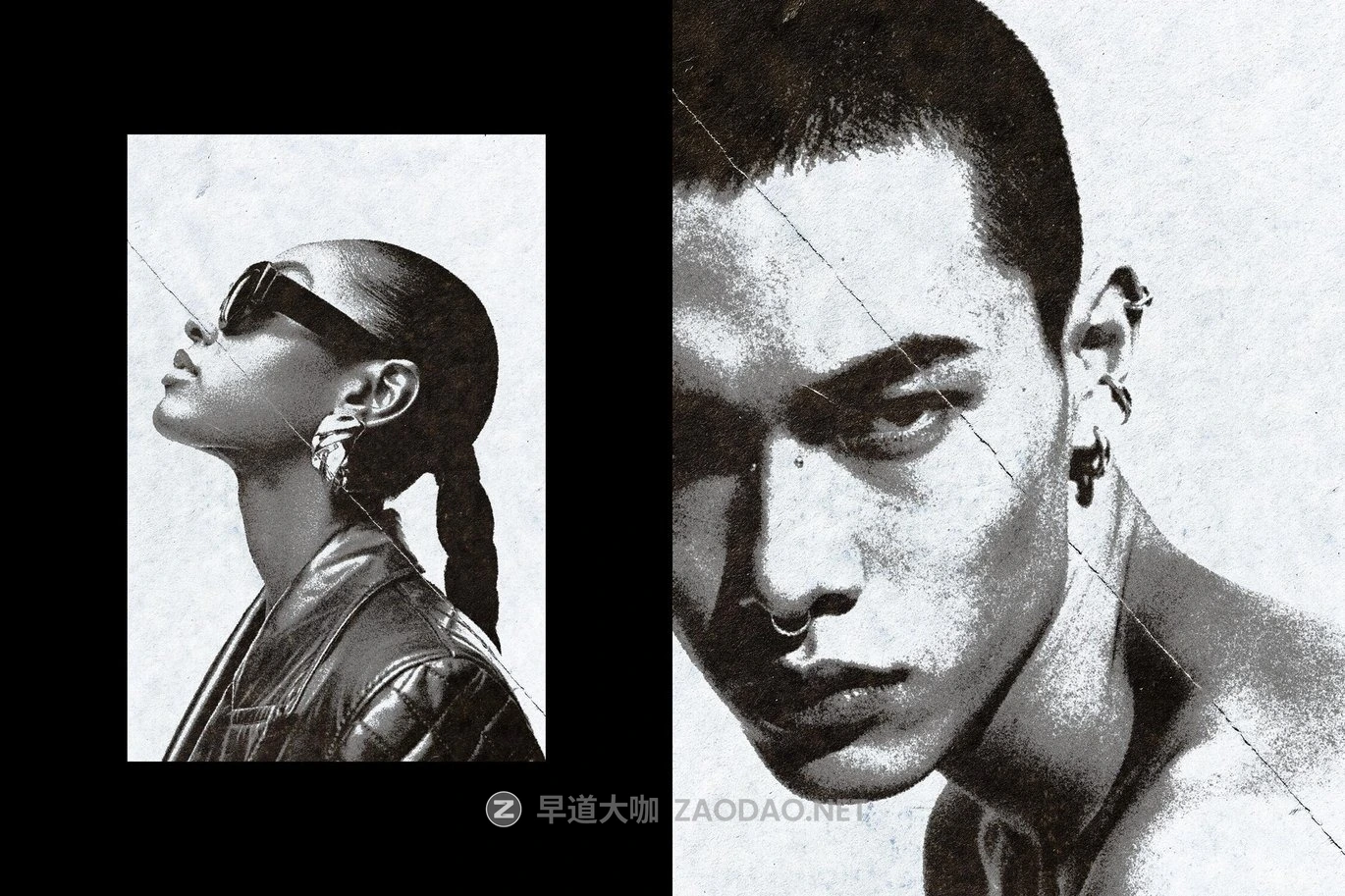 复古颗粒折痕打印照片效果ps特效滤镜样机 B&W Print Photo Effect插图5 复古颗粒折痕打印照片效果ps特效滤镜样机 B&W Print Photo Effect插图5
