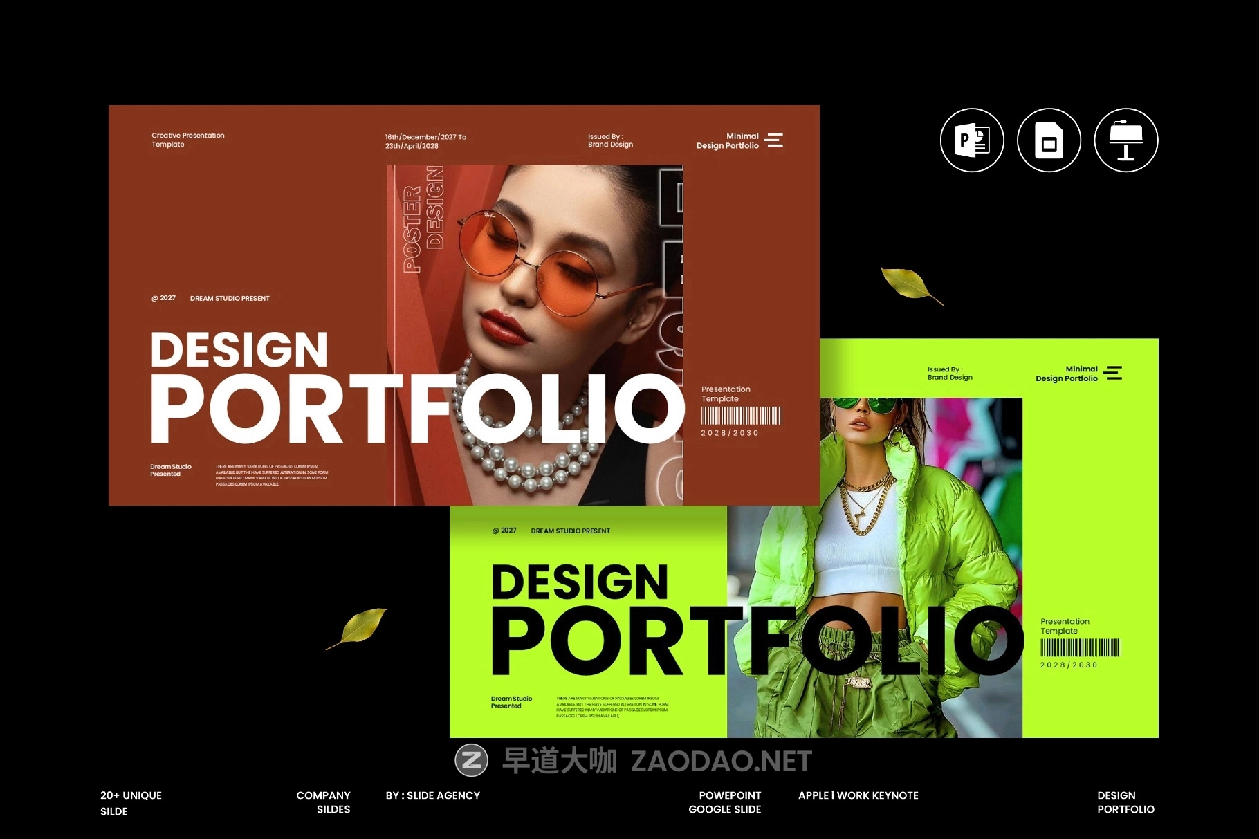 现代极简作品集品牌营销策划演示文稿设计ppt/keynote模版 Design Portfolio Presentation Template插图 现代极简作品集品牌营销策划演示文稿设计ppt/keynote模版 Design Portfolio Presentation Template插图
