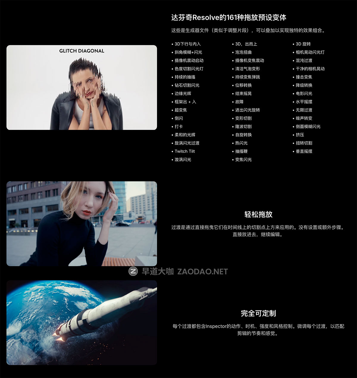 达芬奇预设 161款变形切割旋转扭曲挤压闪光相机变焦摇晃位移视频过渡转场特效 RESOLVED – Ultimate Transition Pack插图1 达芬奇预设 161款变形切割旋转扭曲挤压闪光相机变焦摇晃位移视频过渡转场特效 RESOLVED – Ultimate Transition Pack插图1