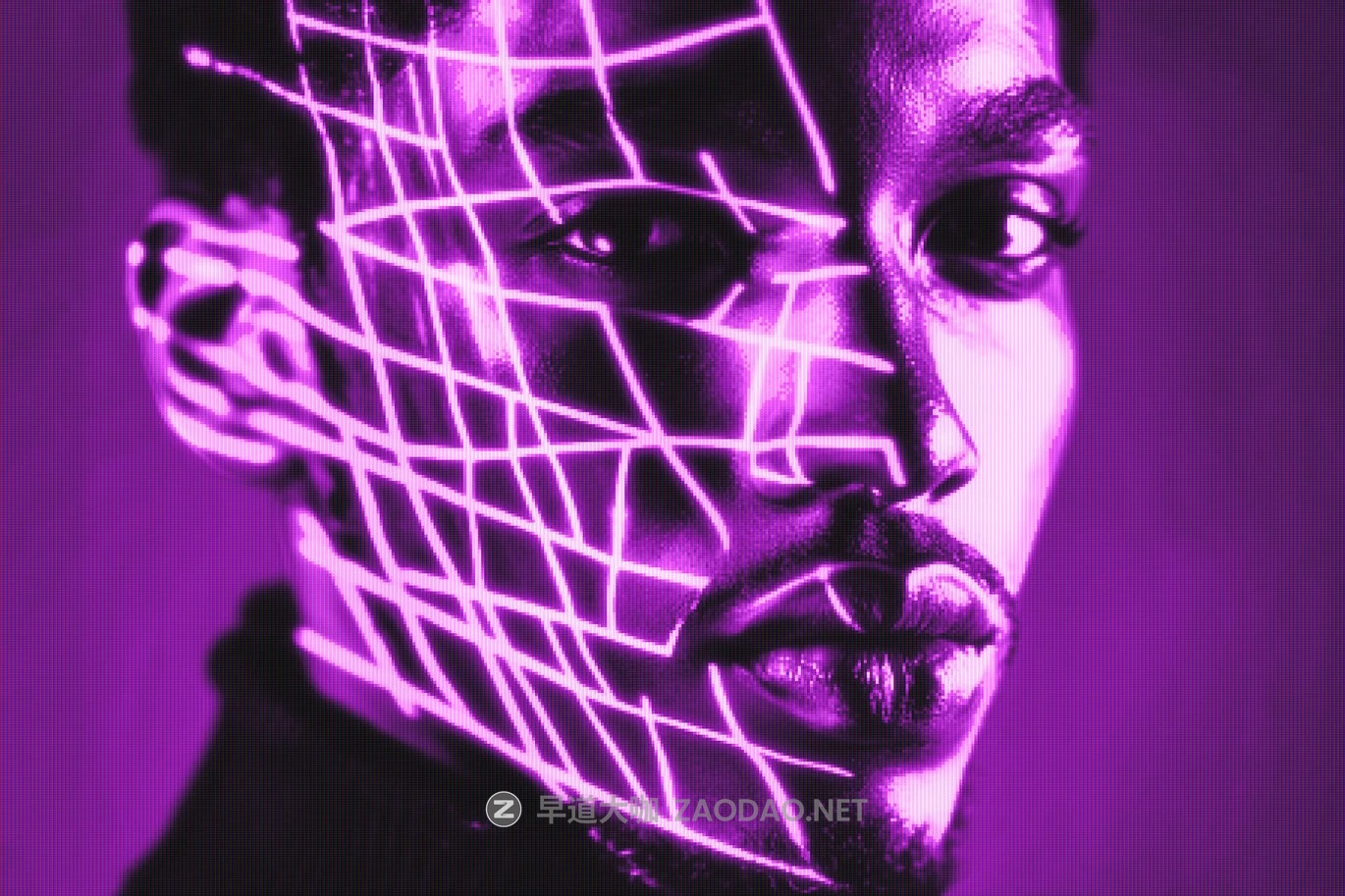 复古模糊发光像素照片效果ps特效滤镜样机 Cyber Glow Photo Effect插图2 复古模糊发光像素照片效果ps特效滤镜样机 Cyber Glow Photo Effect插图2