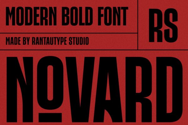 现代时尚品牌杂志广告包装设计无衬线英文字体安装包 Novard Modern Bold Font特色图 现代时尚品牌杂志广告包装设计无衬线英文字体安装包 Novard Modern Bold Font