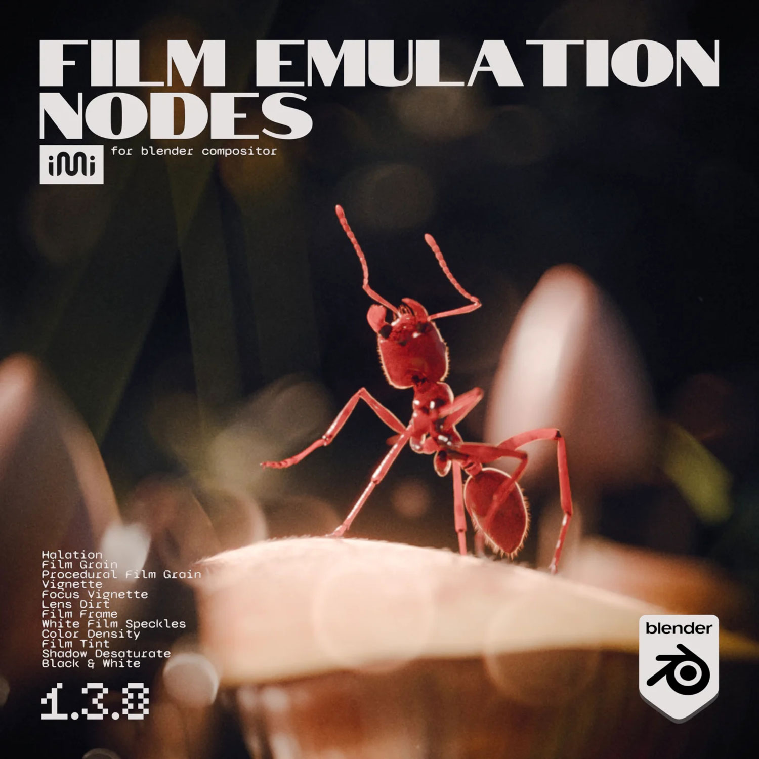 Blender插件 复古电影胶片颗粒感模拟3D场景材质调色工具 Film Emulation Nodes v1.4.3 for Blender特色图 Blender插件 复古电影胶片颗粒感模拟3D场景材质调色工具 Film Emulation Nodes v1.4.3 for Blender