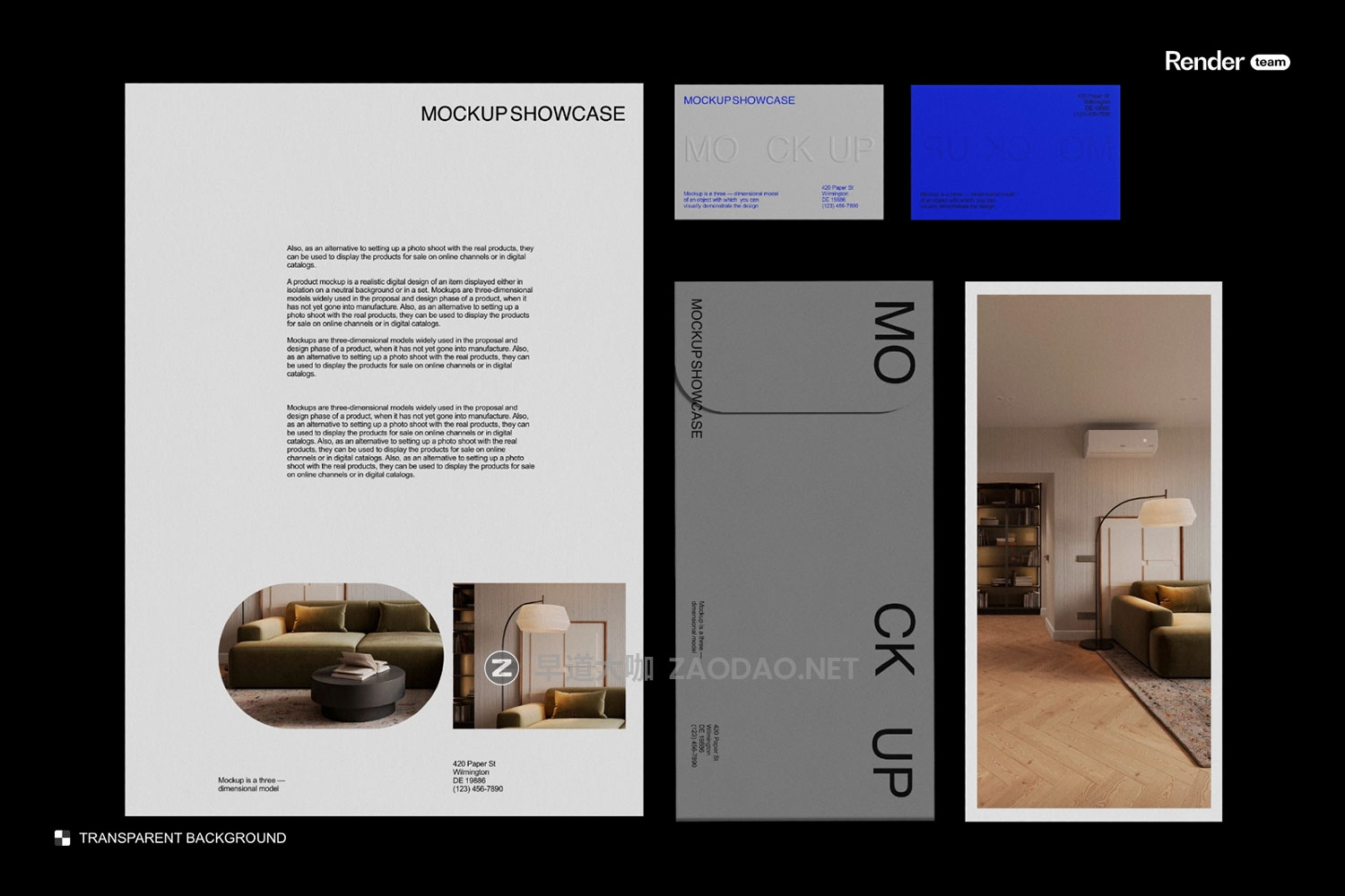 6款时尚品牌vi设计手提袋名片卡片信封信纸办公文具贴图psd样机 Brand Identity Mockup Set插图1 6款时尚品牌vi设计手提袋名片卡片信封信纸办公文具贴图psd样机 Brand Identity Mockup Set插图1