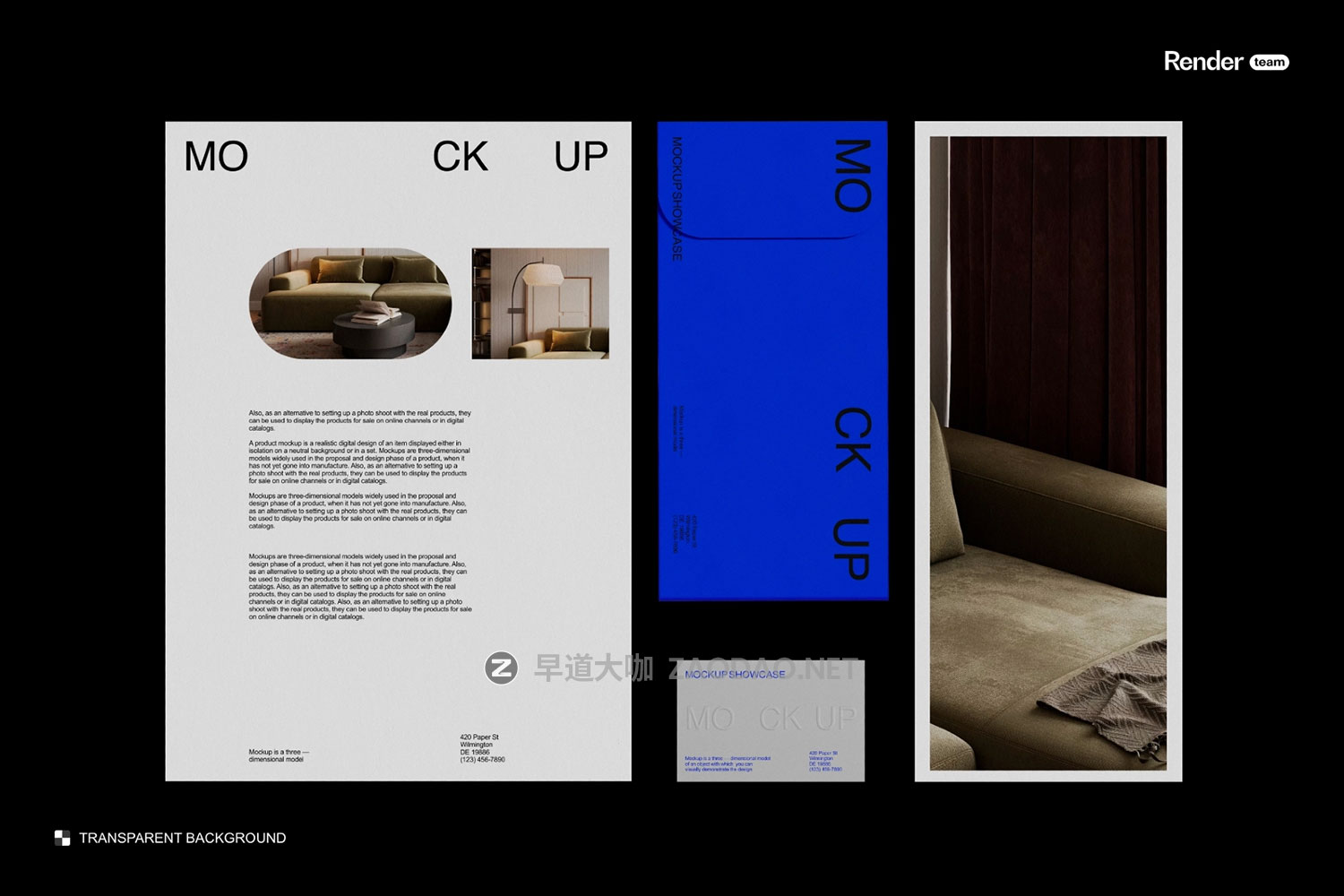 6款时尚品牌vi设计手提袋名片卡片信封信纸办公文具贴图psd样机 Brand Identity Mockup Set插图2 6款时尚品牌vi设计手提袋名片卡片信封信纸办公文具贴图psd样机 Brand Identity Mockup Set插图2