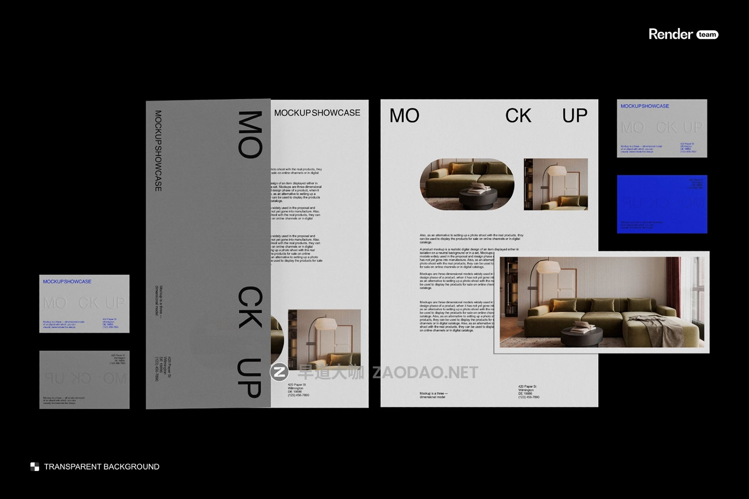 6款时尚品牌vi设计手提袋名片卡片信封信纸办公文具贴图psd样机 Brand Identity Mockup Set插图3 6款时尚品牌vi设计手提袋名片卡片信封信纸办公文具贴图psd样机 Brand Identity Mockup Set插图3