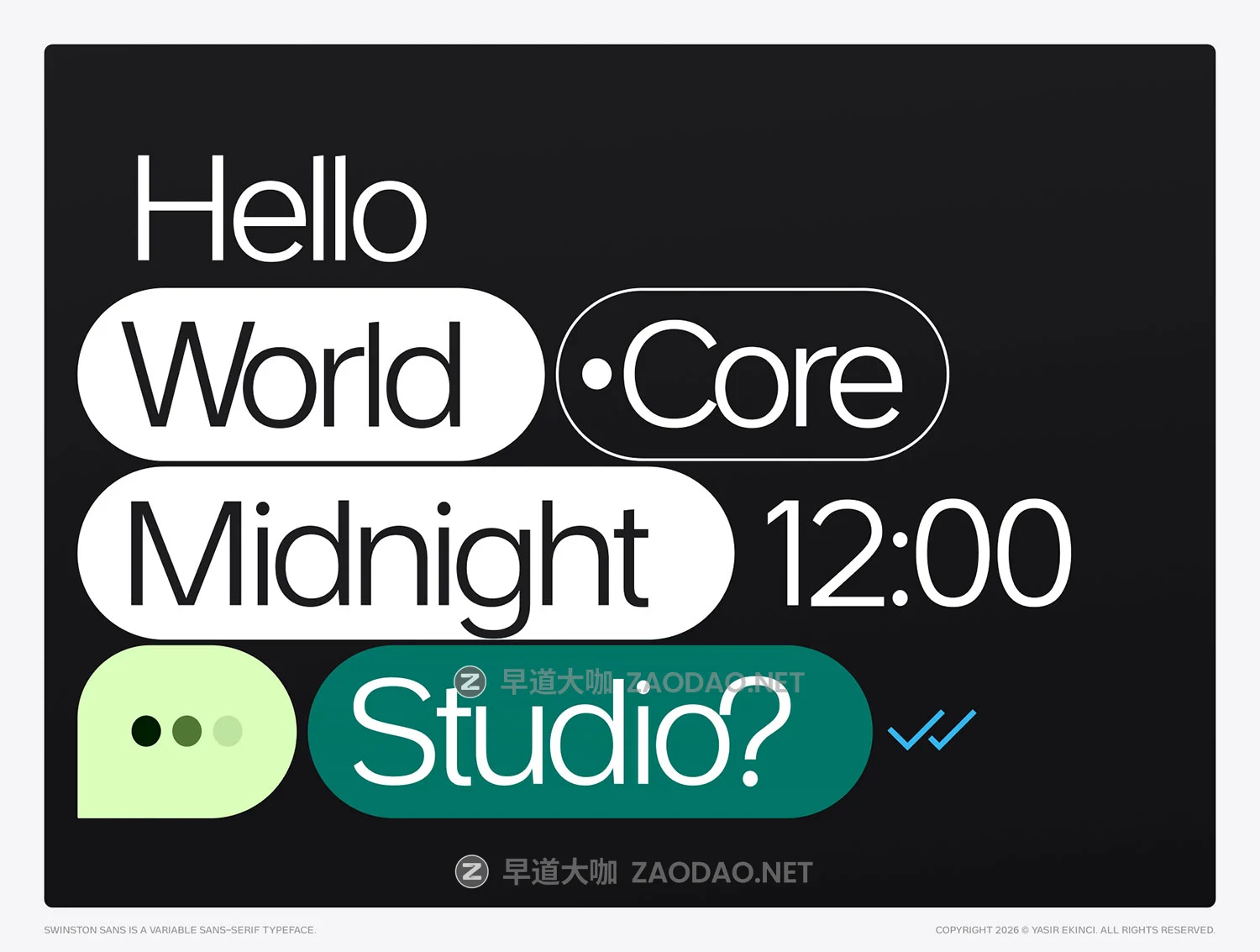 现代时尚前卫海报logo视觉画面ui设计无衬线英文字体安装包 Swinston Sans Variable Typeface插图9 现代时尚前卫海报logo视觉画面ui设计无衬线英文字体安装包 Swinston Sans Variable Typeface插图9