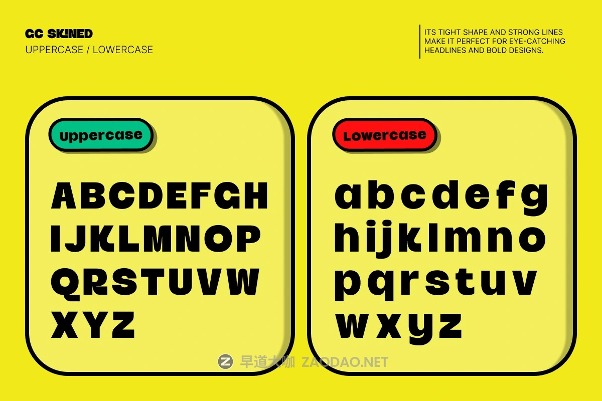 现代趣味杂志海报包装设计无衬线英文字体安装包 Skined – Bold Condensed Display插图13 现代趣味杂志海报包装设计无衬线英文字体安装包 Skined – Bold Condensed Display插图13