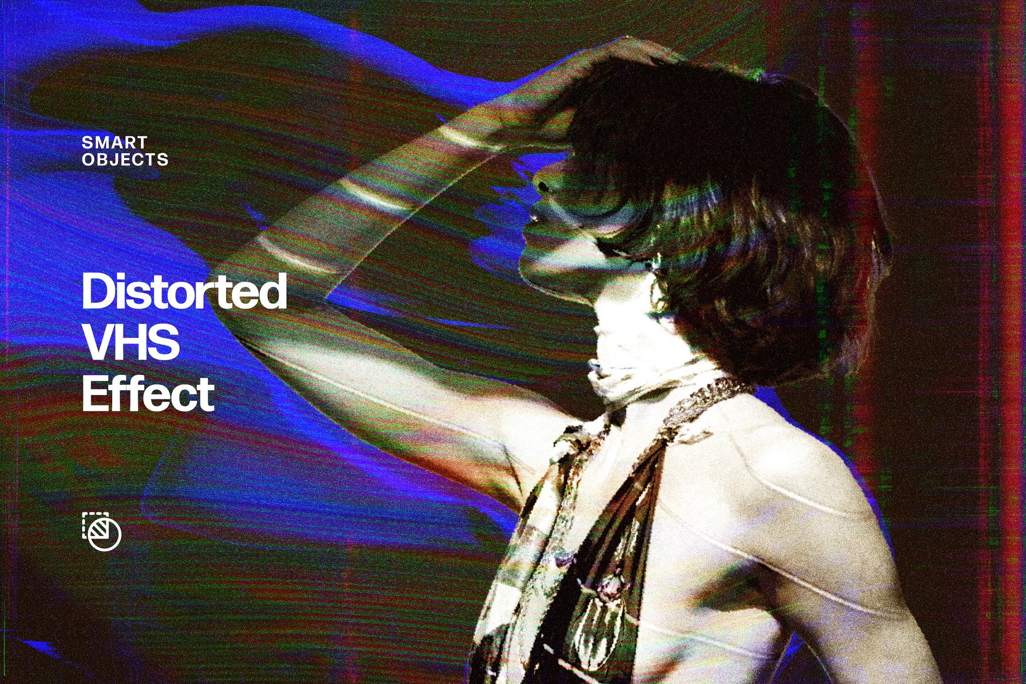 故障模糊扭曲VHS照片效果ps特效滤镜样机 Distorted VHS Photo Effect插图 故障模糊扭曲VHS照片效果ps特效滤镜样机 Distorted VHS Photo Effect插图