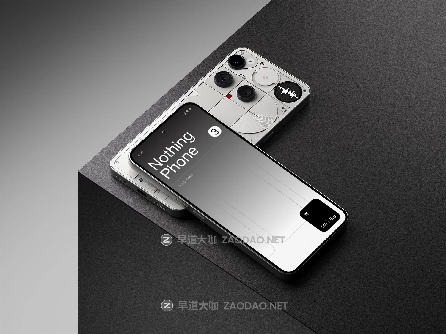 16款工业风UI设计作品展示效果图Nothing Phone安卓手机样机ps模板 AF-Mockup, Nothing Phone 3 by ls.graphics插图6 16款工业风UI设计作品展示效果图Nothing Phone安卓手机样机ps模板 AF-Mockup, Nothing Phone 3 by ls.graphics插图6