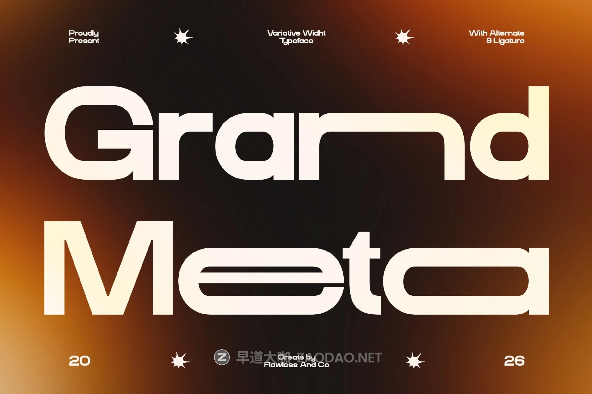 现代美学杂志海报标题设计无衬线英文字体安装包 Grand Meta – Variative Width Sans Serif Font插图 现代美学杂志海报标题设计无衬线英文字体安装包 Grand Meta – Variative Width Sans Serif Font插图