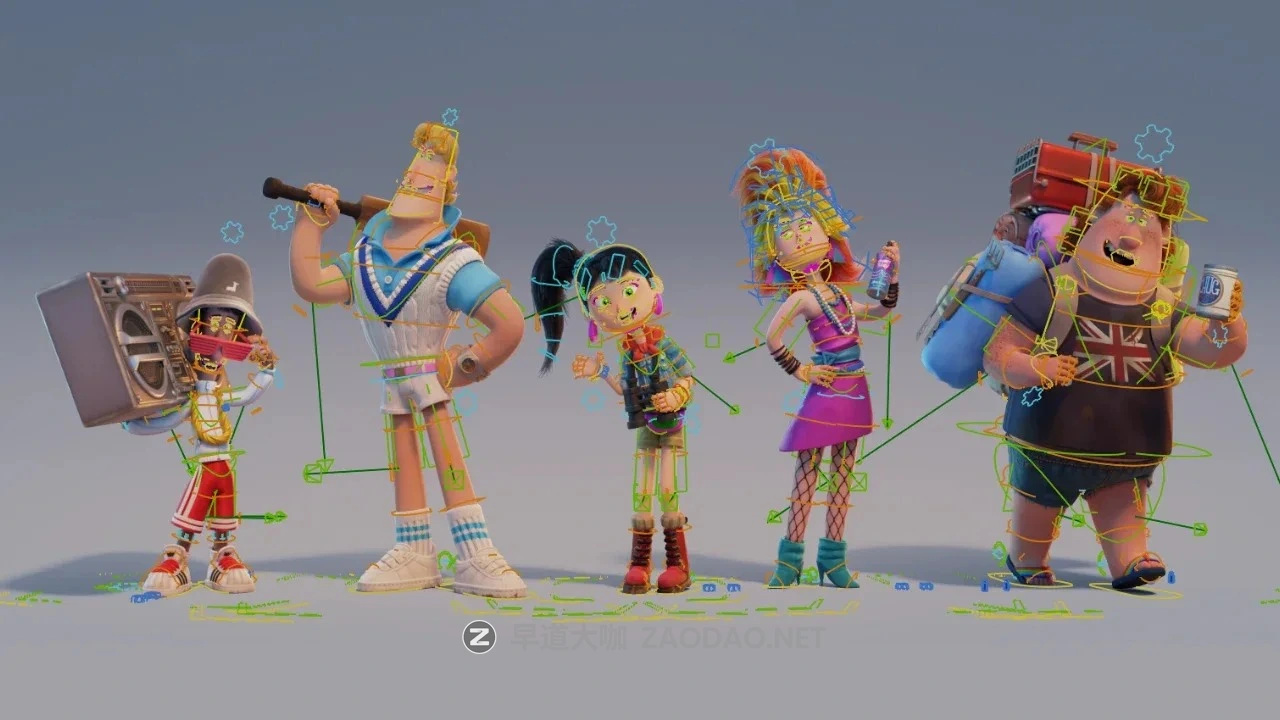 Blender插件 卡通3D人物角色骨骼绑定生成插件 CloudRig v2.2.19 for Blender插图2 Blender插件 卡通3D人物角色骨骼绑定生成插件 CloudRig v2.2.19 for Blender插图2