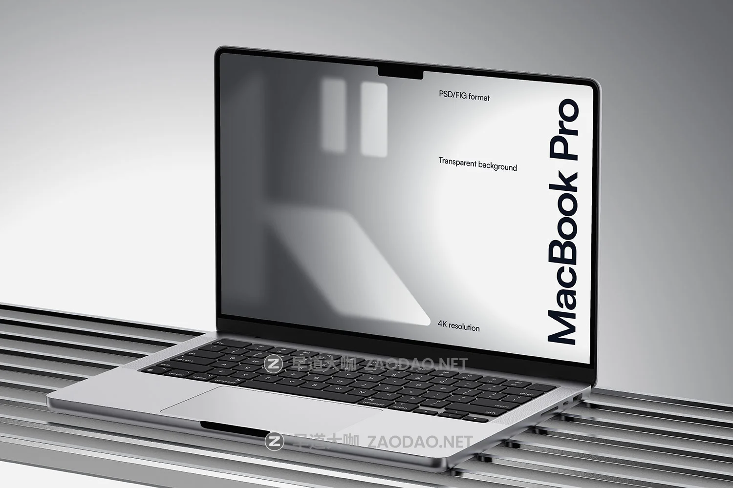 8款工业风金属场景苹果MacBook笔记本电脑UI作品集设计贴图效果图psd样机 MacBook Mockup – Metal Scene Pack (PSD)插图5 8款工业风金属场景苹果MacBook笔记本电脑UI作品集设计贴图效果图psd样机 MacBook Mockup – Metal Scene Pack (PSD)插图5