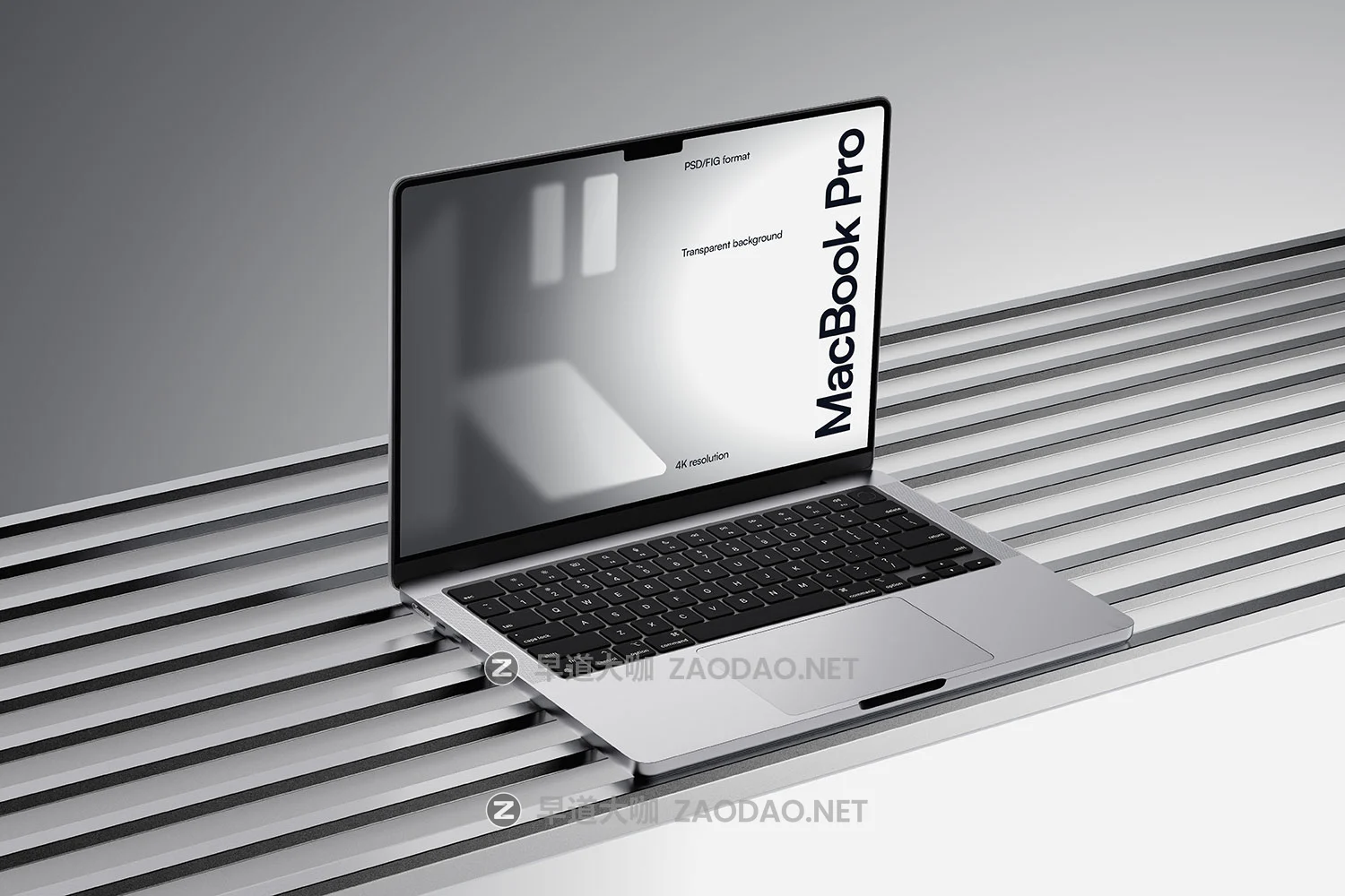 8款工业风金属场景苹果MacBook笔记本电脑UI作品集设计贴图效果图psd样机 MacBook Mockup – Metal Scene Pack (PSD)插图8 8款工业风金属场景苹果MacBook笔记本电脑UI作品集设计贴图效果图psd样机 MacBook Mockup – Metal Scene Pack (PSD)插图8