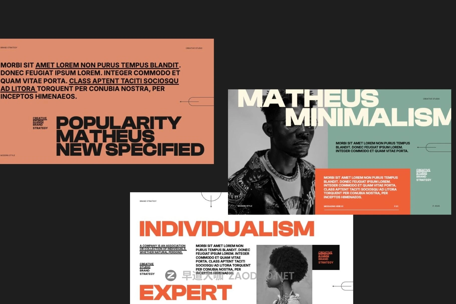 时尚简约品牌作品集营销策划演示文稿设计Canva模版 Modern Brand Strategy Canva Template – Matheus插图1 时尚简约品牌作品集营销策划演示文稿设计Canva模版 Modern Brand Strategy Canva Template – Matheus插图1