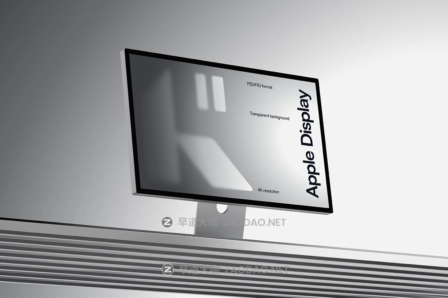 8款工业风金属场景苹果Display显示器UI作品集设计贴图效果图psd样机 Display Mockup – Metal Scene Pack (PSD)插图7 8款工业风金属场景苹果Display显示器UI作品集设计贴图效果图psd样机 Display Mockup – Metal Scene Pack (PSD)插图7