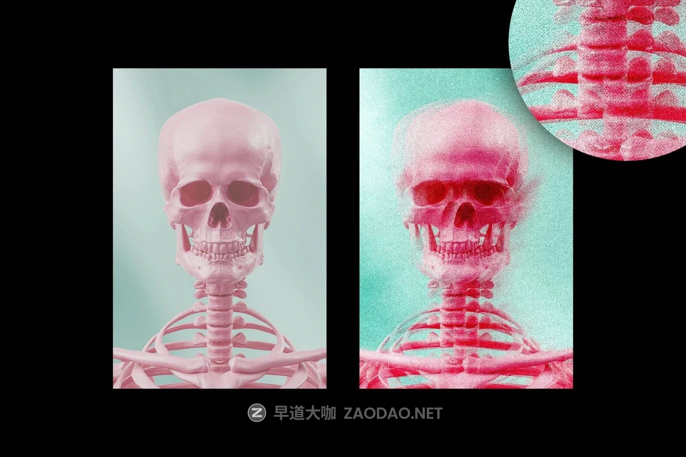 复古故障错位位移失真模糊颗粒燥点照片修图效果ps特效滤镜样机 Smear Printed Distortion Effect插图4 复古故障错位位移失真模糊颗粒燥点照片修图效果ps特效滤镜样机 Smear Printed Distortion Effect插图4