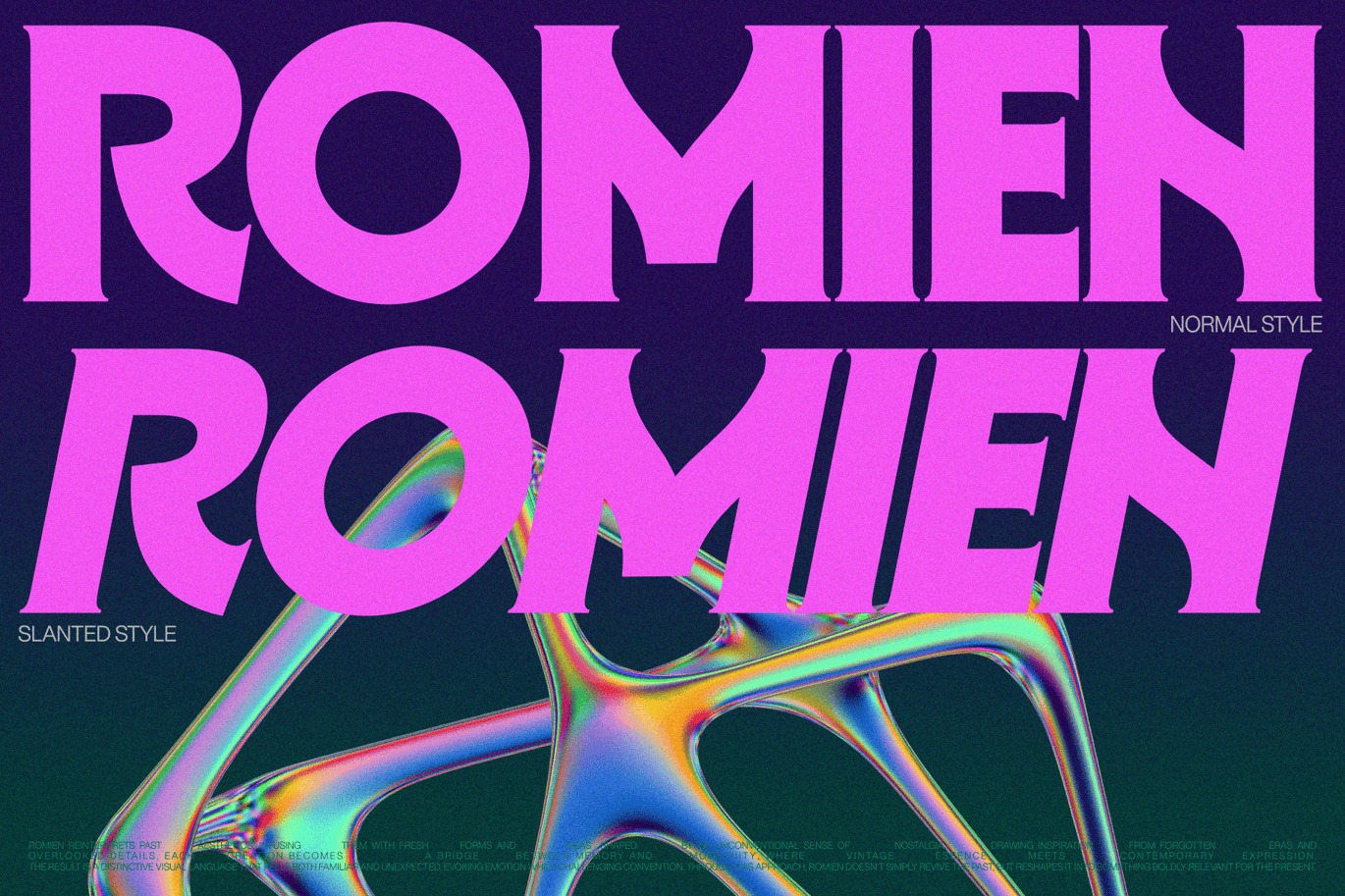 时尚复古品牌杂志海报标志设计衬线英文字体安装包 Romien — Bold Modern Logo Font插图13 时尚复古品牌杂志海报标志设计衬线英文字体安装包 Romien — Bold Modern Logo Font插图13