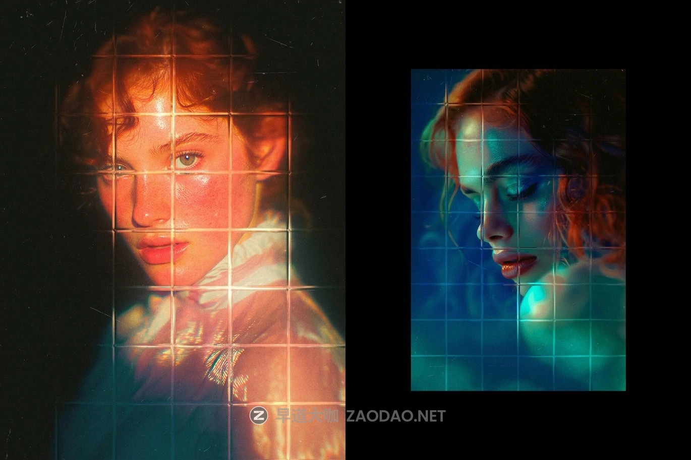 透明玻璃折射发光模糊马赛克照片效果ps特效滤镜样机 Glass Mosaic Photo Effect插图2 透明玻璃折射发光模糊马赛克照片效果ps特效滤镜样机 Glass Mosaic Photo Effect插图2