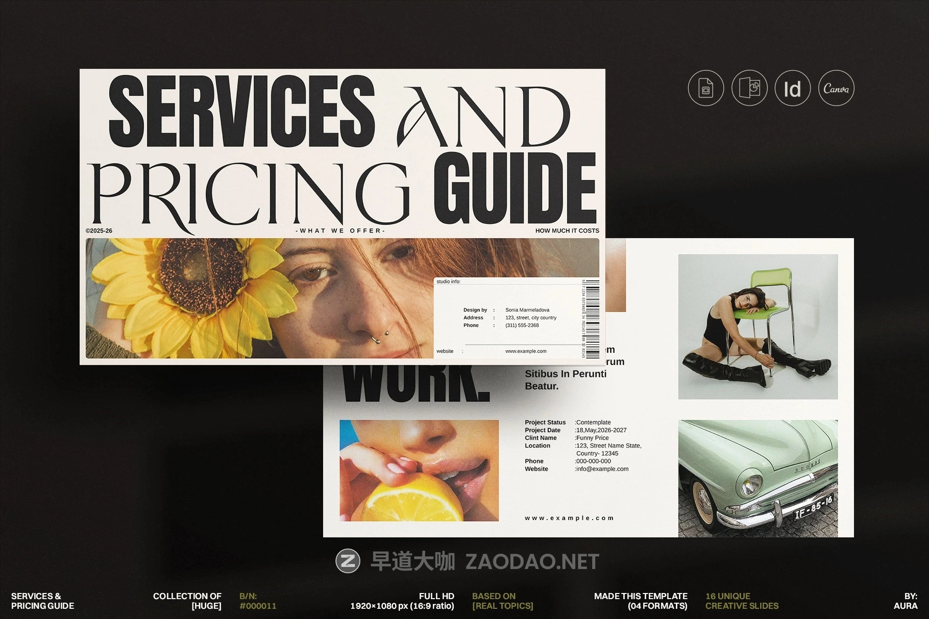 现代时尚品牌营销策划演示文稿设计ppt模版 Services and Pricing Guide Presentation Template插图 现代时尚品牌营销策划演示文稿设计ppt模版 Services and Pricing Guide Presentation Template插图