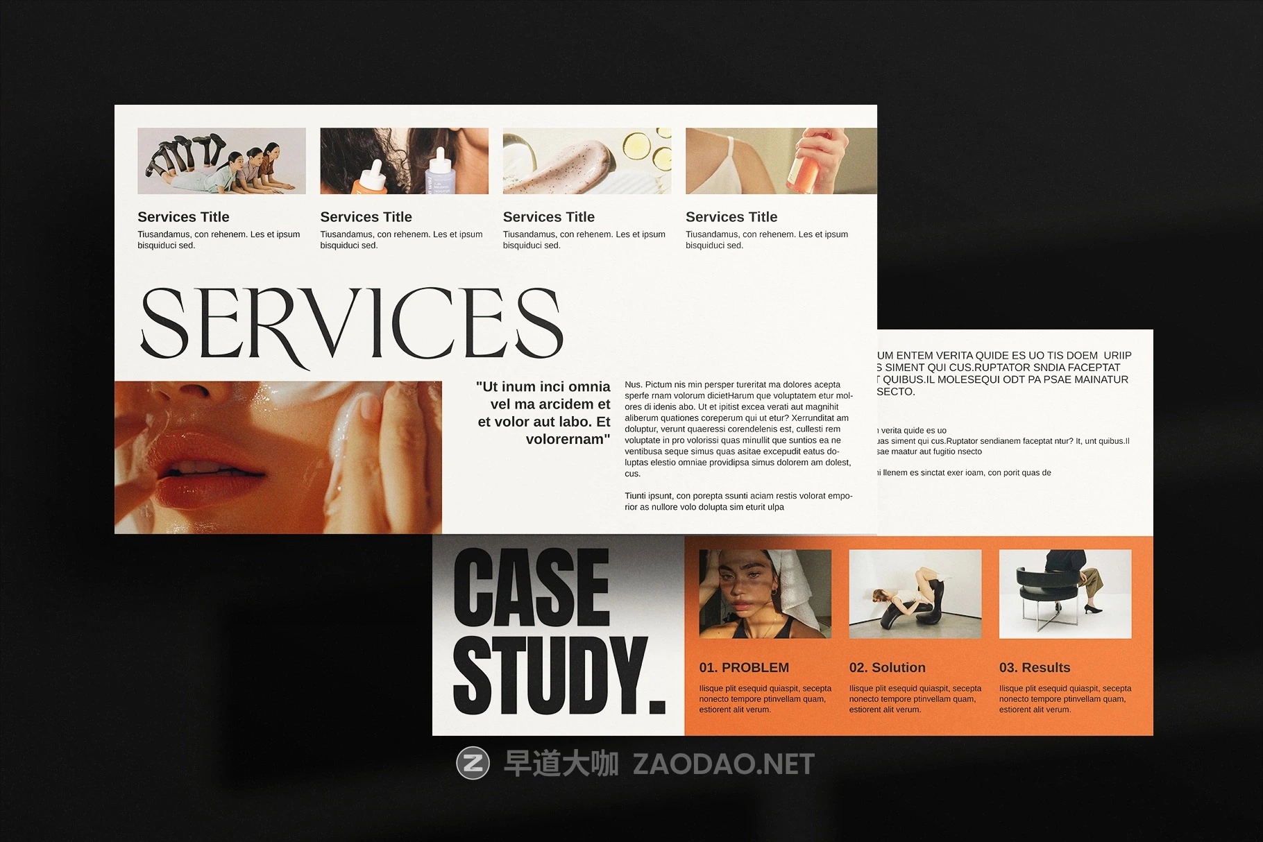 现代时尚品牌营销策划演示文稿设计ppt模版 Services and Pricing Guide Presentation Template插图5 现代时尚品牌营销策划演示文稿设计ppt模版 Services and Pricing Guide Presentation Template插图5