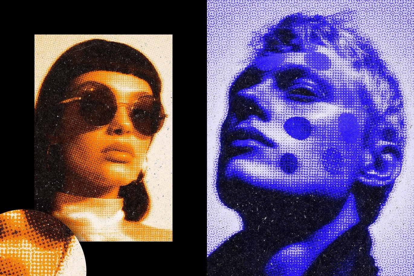 彩色半调划痕颗粒照片效果ps特效滤镜样机 Color Halftoner Photo Effect插图4 彩色半调划痕颗粒照片效果ps特效滤镜样机 Color Halftoner Photo Effect插图4