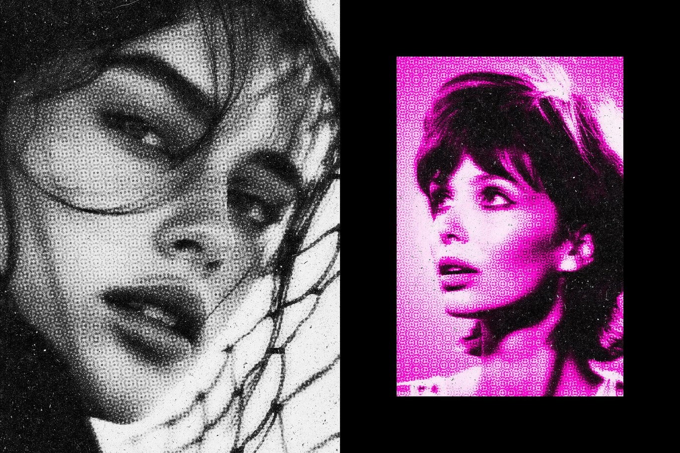彩色半调划痕颗粒照片效果ps特效滤镜样机 Color Halftoner Photo Effect插图5 彩色半调划痕颗粒照片效果ps特效滤镜样机 Color Halftoner Photo Effect插图5