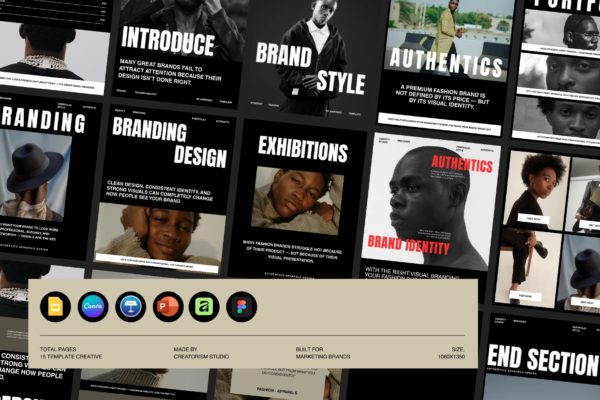 时尚优雅ins风品牌推广社交媒体电商海报公众号推文模板素材 Fashion Brand Portfolio Instagram Template Bundle特色图 时尚优雅ins风品牌推广社交媒体电商海报公众号推文模板素材 Fashion Brand Portfolio Instagram Template Bundle