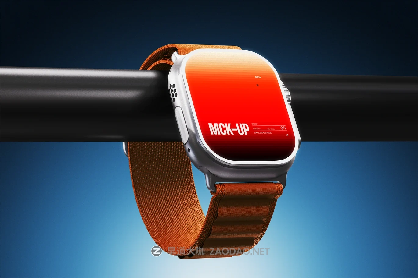 5款时尚ui界面作品集设计苹果Apple Watch Ultra 3智能手表贴图效果图psd样机 Apple Watch Ultra 3 Mockup插图3 5款时尚ui界面作品集设计苹果Apple Watch Ultra 3智能手表贴图效果图psd样机 Apple Watch Ultra 3 Mockup插图3