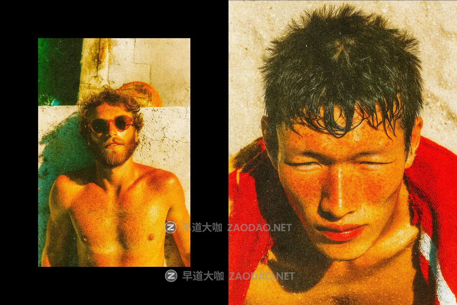 朦胧模糊颗粒感冷色调电影级复古人像图片修图ps特效样机 Blur Cold Postcard Effect插图3 朦胧模糊颗粒感冷色调电影级复古人像图片修图ps特效样机 Blur Cold Postcard Effect插图3