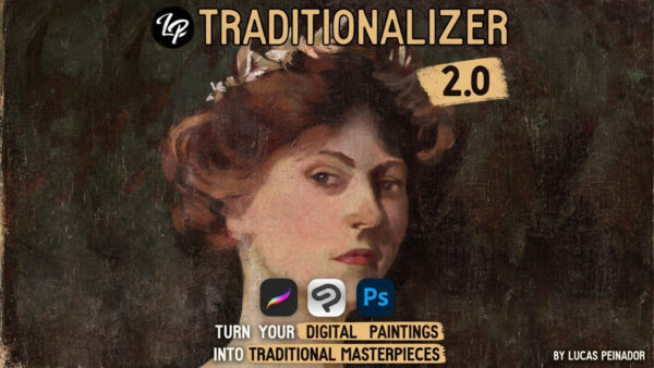 60款水彩线条速写ps/csp/procreate笔刷粗糙裂纹龟裂纹肌理图片素材套装 LP Traditionalizer 2.0 for Procreate, Photoshop, CSP特色图 60款水彩线条速写ps/csp/procreate笔刷粗糙裂纹龟裂纹肌理图片素材套装 LP Traditionalizer 2.0 for Procreate, Photoshop, CSP