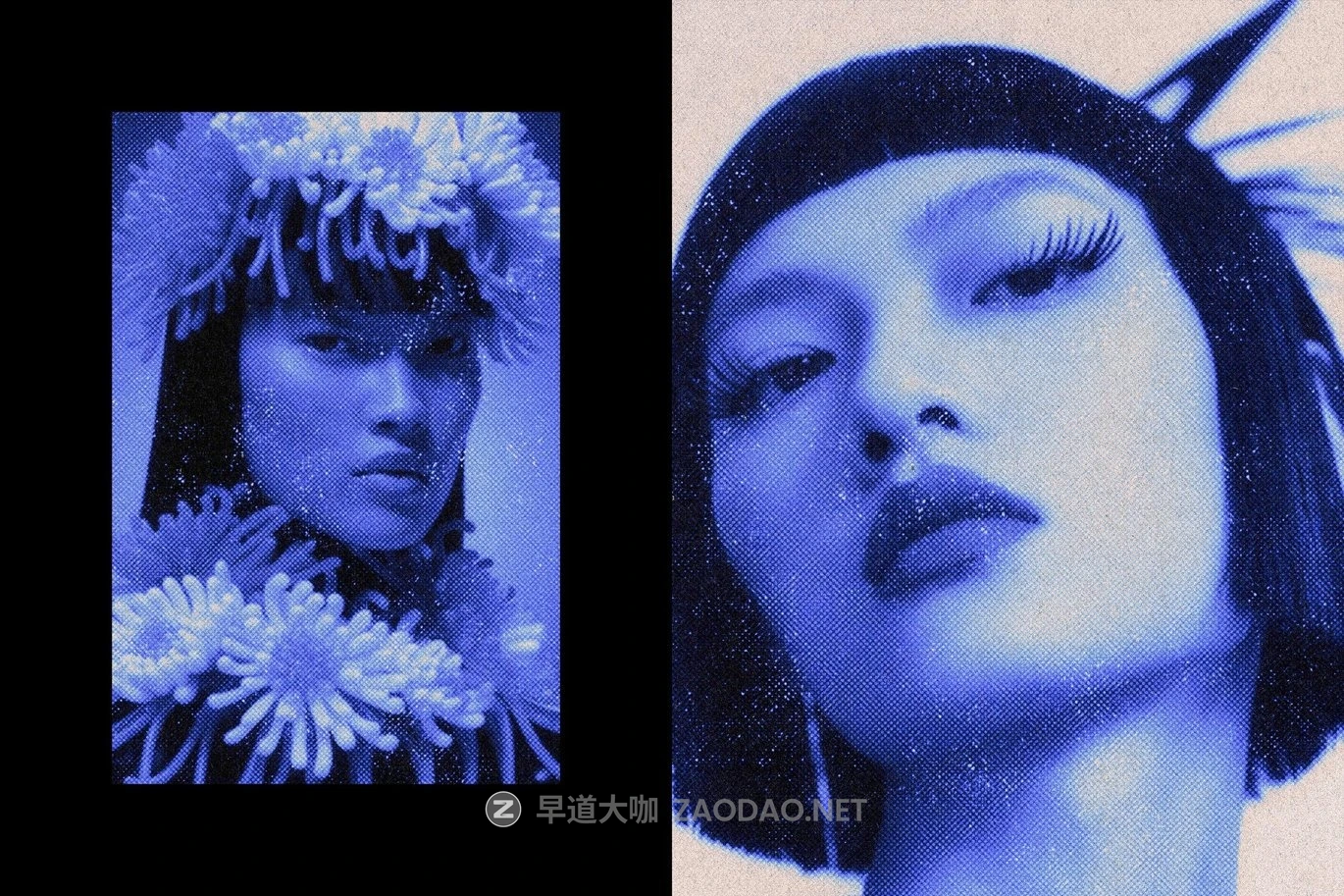 复古做旧蓝色半调照片效果ps特效滤镜样机 Moody Blue Photo Card插图3 复古做旧蓝色半调照片效果ps特效滤镜样机 Moody Blue Photo Card插图3