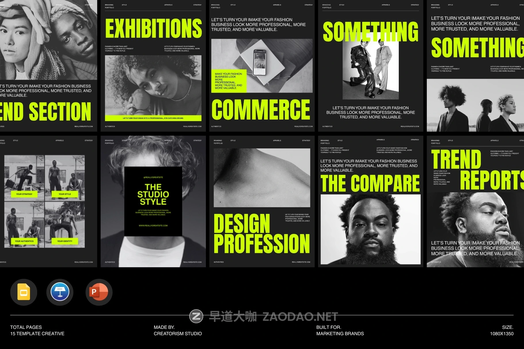 时尚美学品牌营销策划演示文稿设计ppt/keynote模版 Brand Strategy Social Media Bundle插图 时尚美学品牌营销策划演示文稿设计ppt/keynote模版 Brand Strategy Social Media Bundle插图
