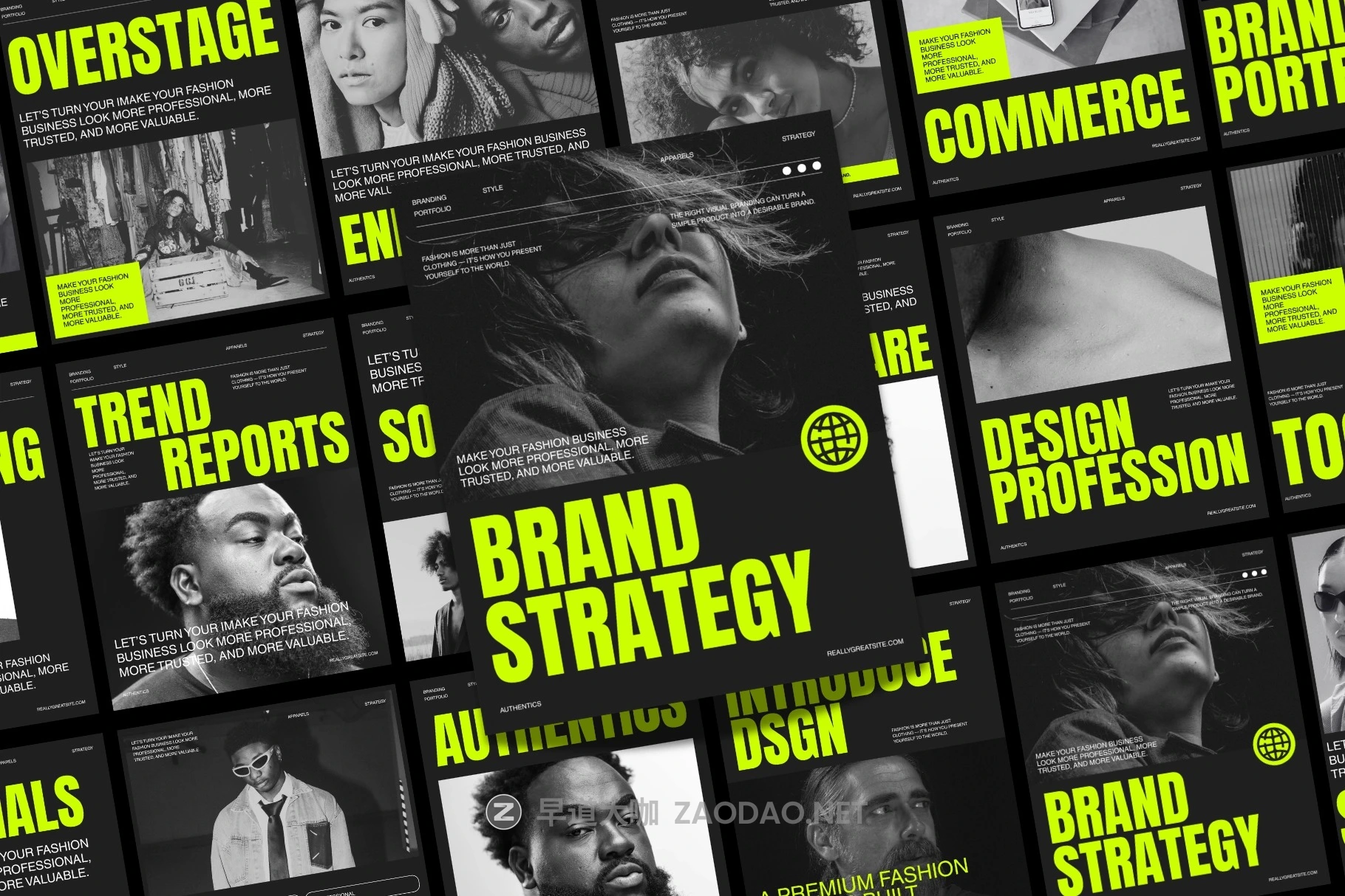 时尚美学品牌营销策划演示文稿设计ppt/keynote模版 Brand Strategy Social Media Bundle插图7 时尚美学品牌营销策划演示文稿设计ppt/keynote模版 Brand Strategy Social Media Bundle插图7