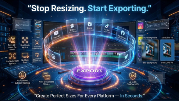 PR插件 一键式多社交平台视频导出工具+中文字幕教程 Social Exporter for Premiere Pro v1.0.0特色图 PR插件 一键式多社交平台视频导出工具+中文字幕教程 Social Exporter for Premiere Pro v1.0.0