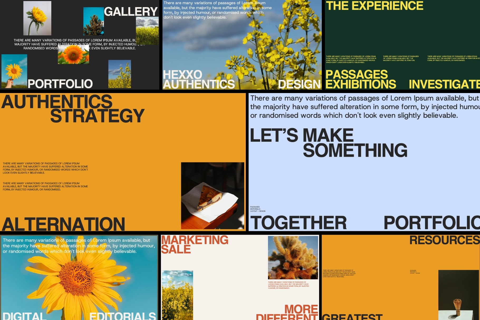 现代创意品牌营销策划演示文稿设计ppt模版 Hexxo – Modern Brand Portfolio Template Bundle特色图 现代创意品牌营销策划演示文稿设计ppt模版 Hexxo – Modern Brand Portfolio Template Bundle